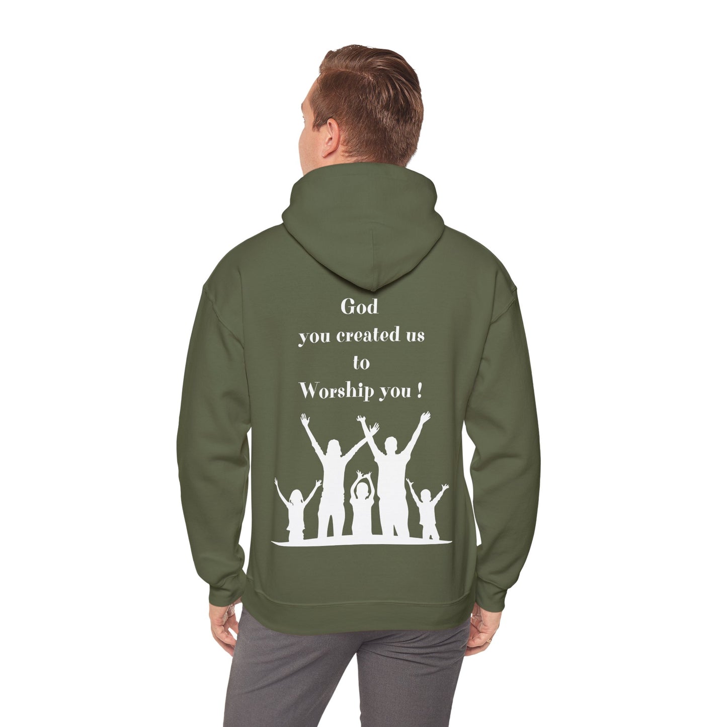 God You  created us to Worship You Unisex Hoodie